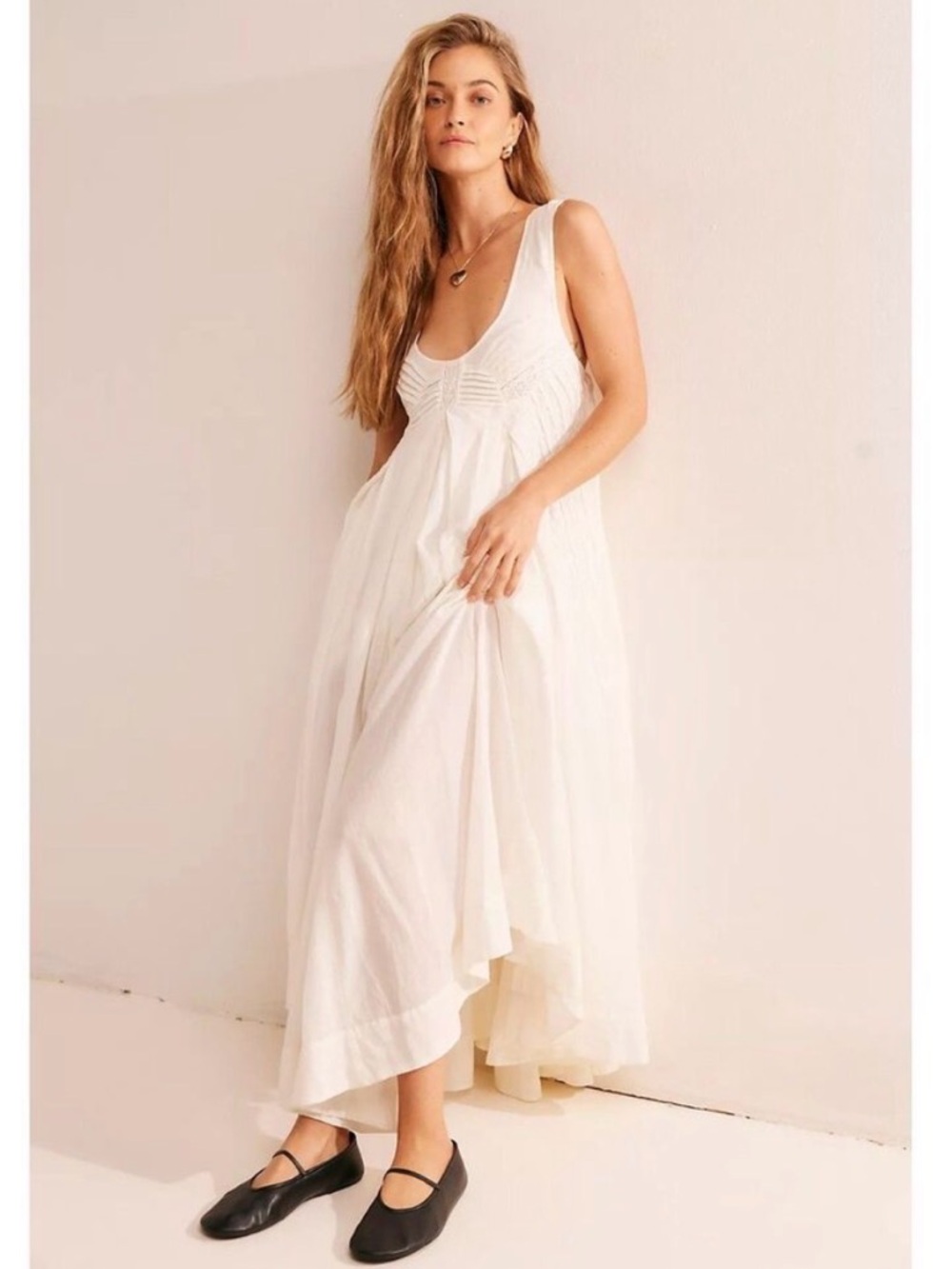 ISO Free People Coastal Core Maxi in Ivory Size L
